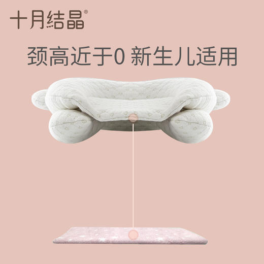 十月结晶婴儿枕头定型枕儿新生防偏头乳胶枕头四季通用[GH] 商品图2