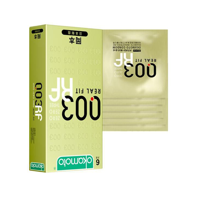 冈本OK避孕套003黄金贴身超薄