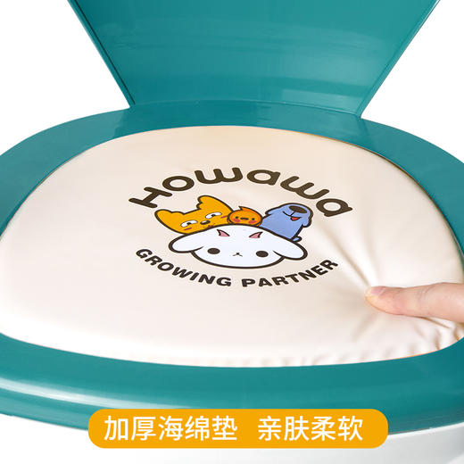 【1-6岁适用，舒适靠背】好娃娃儿童靠背椅子宝宝凳子家用叫叫椅座椅婴儿学坐椅塑料垫脚凳幼儿园男女孩踩脚凳洗手台阶防滑增高双层阶梯小板凳 商品图3