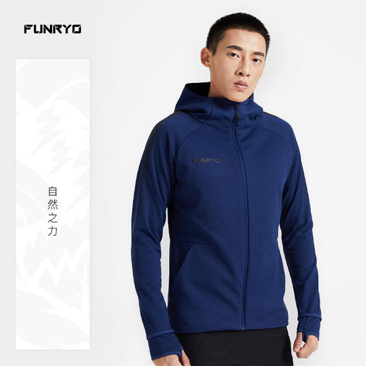 FUNRYO蜂锐自然之力系列运动拉链帽衫春秋夹克 商品图0