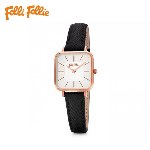 芙丽芙丽/Folli Follie  皮革防水简约时尚石英腕表 商品图0