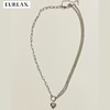 EURLAN.  闺蜜B系列 半双层时尚爱心项链 秋冬毛衣链 商品缩略图2