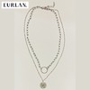 EURLAN.  闺蜜B系列 双层圆币时尚项链 秋冬毛衣链 商品缩略图2