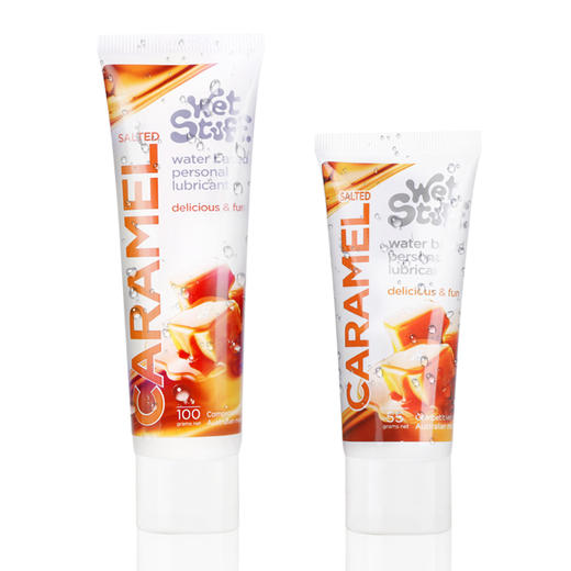 澳洲原装进口Wet Stuff焦糖味微热感通用型人体润滑剂润滑油100g 商品图2