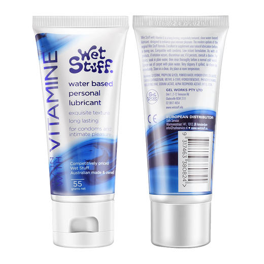 澳洲进口Wet Stuff VE水溶性人体润滑剂/油无味维他命润滑液100g 商品图4