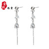 树枝银S925长耳饰 商品缩略图0