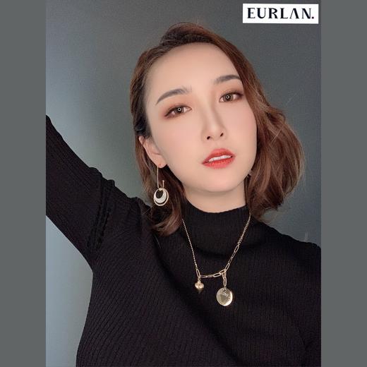 EURLAN.  闺蜜B系列 时尚爱心项链 秋冬毛衣链/锁骨链 商品图6