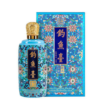 【单瓶】钓鱼台 珍品一号 珐琅彩 酱香型白酒 53%vol 500ml 商品图0