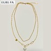 EURLAN.  闺蜜B系列 时尚双层爱心项链 秋冬毛衣链 商品缩略图5