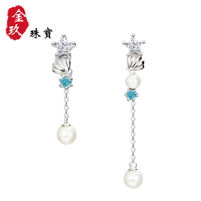 星星贝珠AB款银S925耳坠