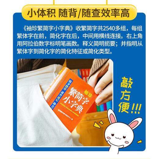 袖珍繁简字小字典(双色本) 商品图2