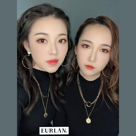 EURLAN.  闺蜜B系列 双层圆币时尚项链 秋冬毛衣链 商品图7