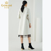 【羊绒】乔万尼秋冬季新款宽松直筒大码羊毛呢子大衣女中长款轻薄外套EL4A523 商品缩略图3