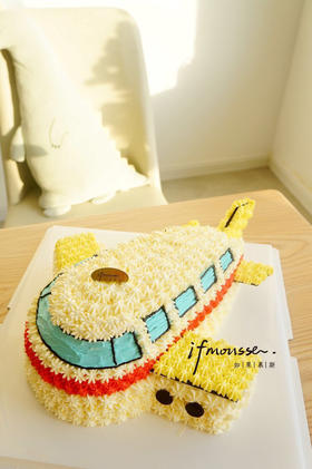 「男孩」异形奶油立体飞机