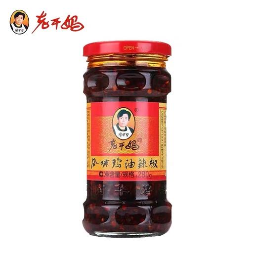 老干妈 风味鸡油辣椒 280g 商品图0