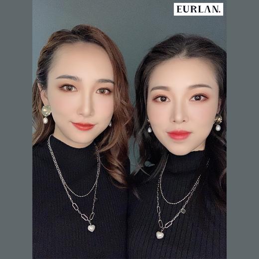 EURLAN.  闺蜜B系列 时尚双层爱心项链 秋冬毛衣链 商品图7