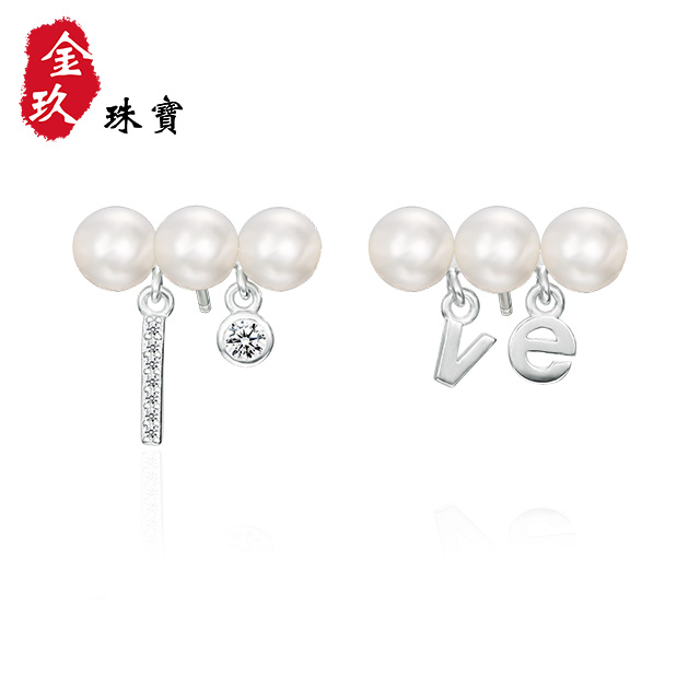 海洋传说银S925贝珠耳饰