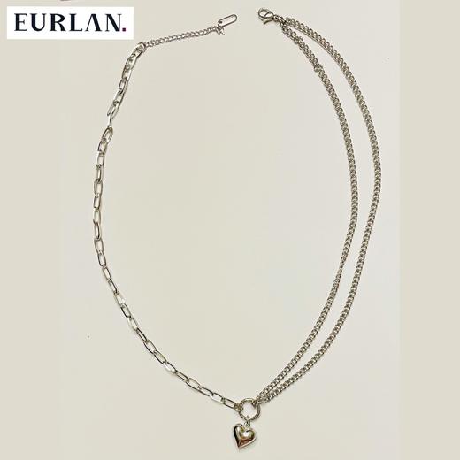 EURLAN.  闺蜜B系列 半双层时尚爱心项链 秋冬毛衣链 商品图1