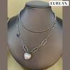 EURLAN.  闺蜜B系列 时尚双层爱心项链 秋冬毛衣链 商品缩略图2