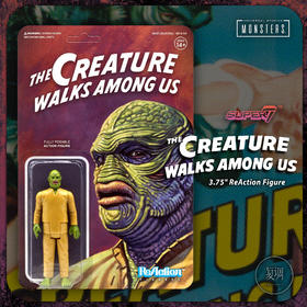 【复调】现货 Super7 Creature Walks Among Us 环球怪物复古挂卡