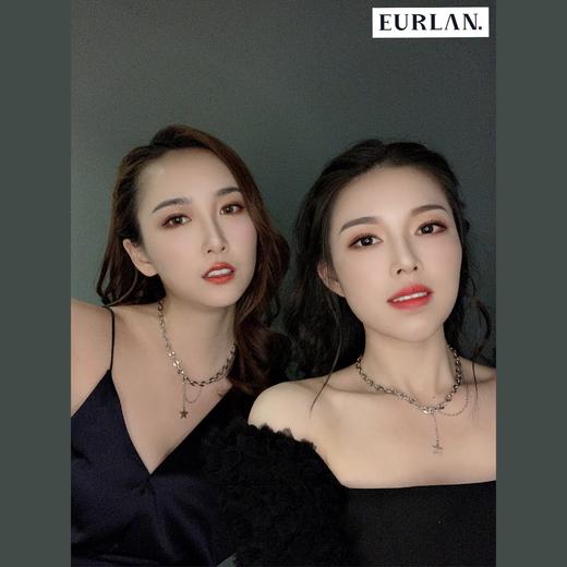 EURLAN.  闺蜜B系列 半双层时尚五角星项链 秋冬毛衣链/锁骨链 商品图6