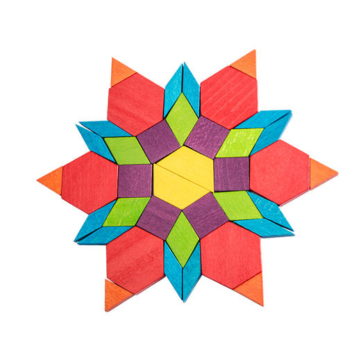 T弥鹿mideer多彩几何积木-250片 商品图1