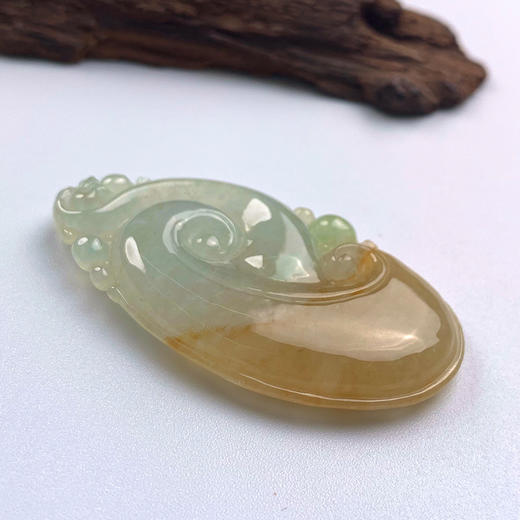 派瑞翡翠 翡翠挂件 糯种 翡色 商品图3
