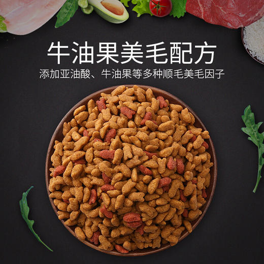 艾尔星期六牛油果美毛全期猫粮1.5kg 商品图3