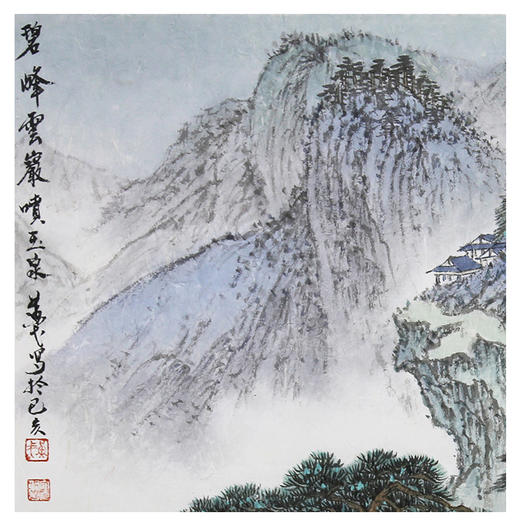 黄 戈 -真迹-山水画《千林红叶同春赏》 书房 客厅 办公室 商品图1