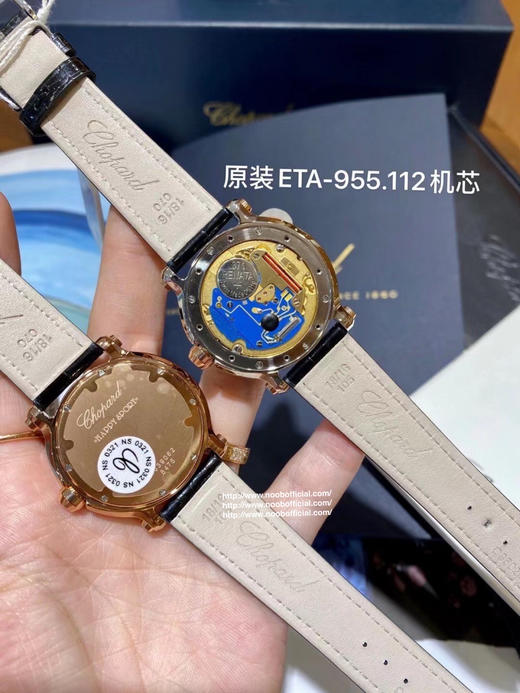 YF萧bang快乐钻系列278492-9001腕表，尺寸36 mm，原装ETA-955.112，进口美洲鳄鱼皮，石英机芯，透底，皮表带，女士腕表 商品图3
