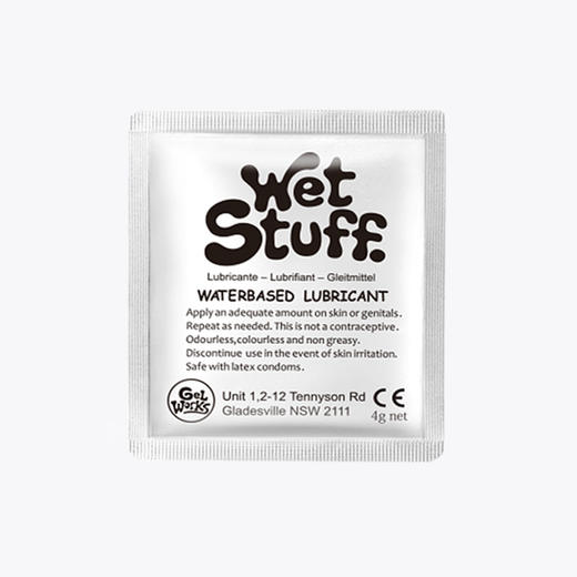 澳洲进口Wet Stuff盒装袋装润滑剂便携装人体女用阴道油夫妻房事情趣12片 商品图3