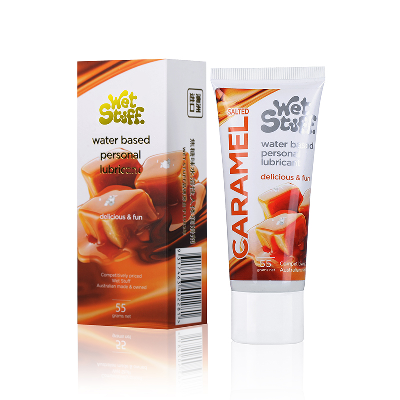 澳洲原装进口Wet Stuff焦糖味微热感通用型人体润滑剂润滑油100g