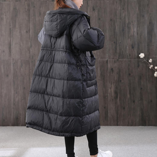 裁缝学苑AG113 羽绒服纸样女中长款女装衣服打版裁剪服装样板图纸 商品图2