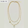 EURLAN.  闺蜜B系列 时尚双层爱心项链 秋冬毛衣链 商品缩略图2