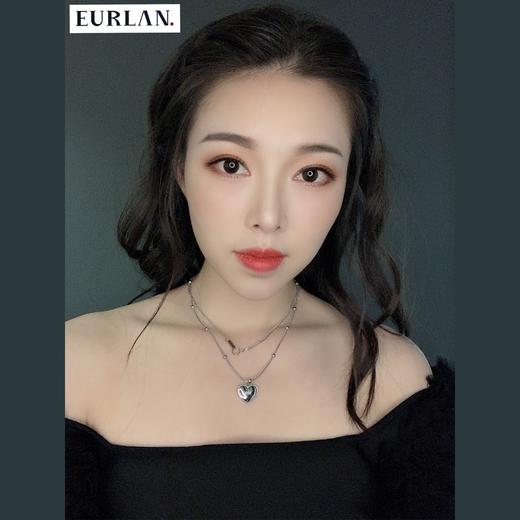EURLAN.  闺蜜B系列 双层时尚爱心项链 秋冬毛衣链/锁骨链 商品图1