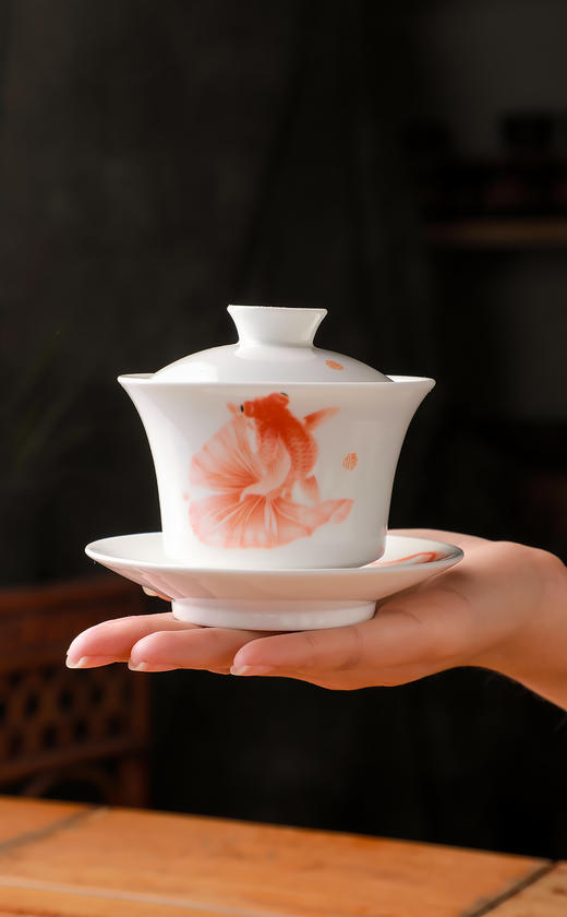 五福金鱼茶具套组（八头T鱼） 商品图11