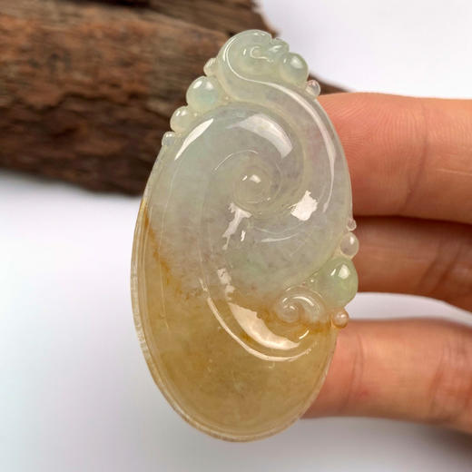 派瑞翡翠 翡翠挂件 糯种 翡色 商品图1