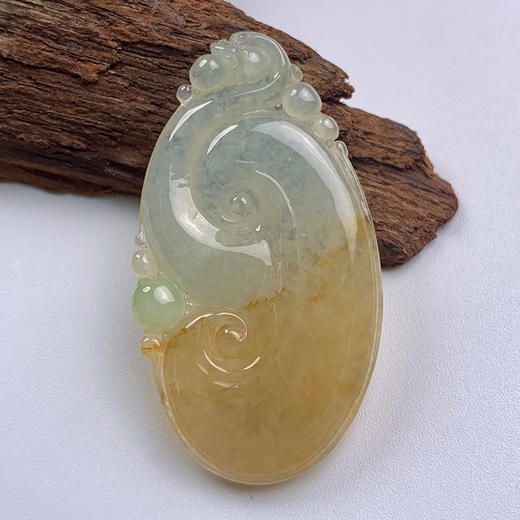 派瑞翡翠 翡翠挂件 糯种 翡色 商品图2