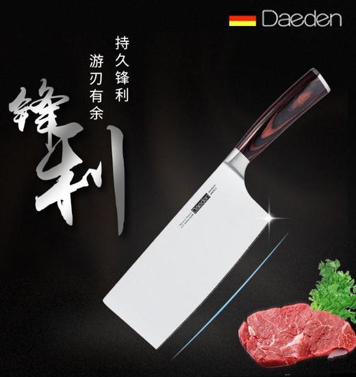 *德国戴德DL020不锈钢菜刀家用切菜刀 商品图0