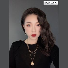 EURLAN.  闺蜜B系列 双层圆币时尚项链 秋冬毛衣链