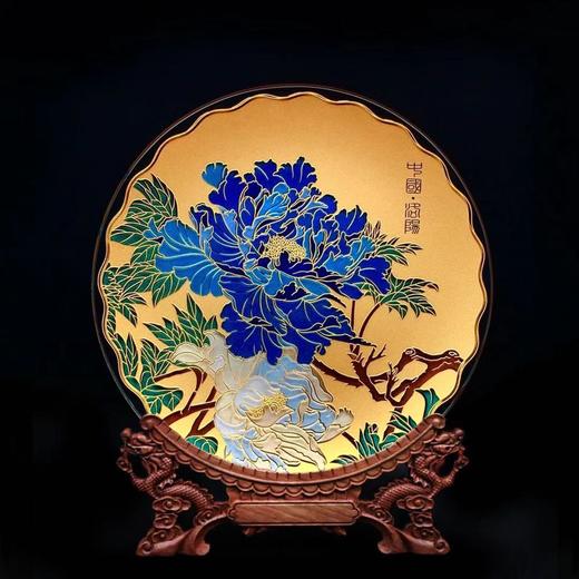 双面雕刻水晶盘 商品图2