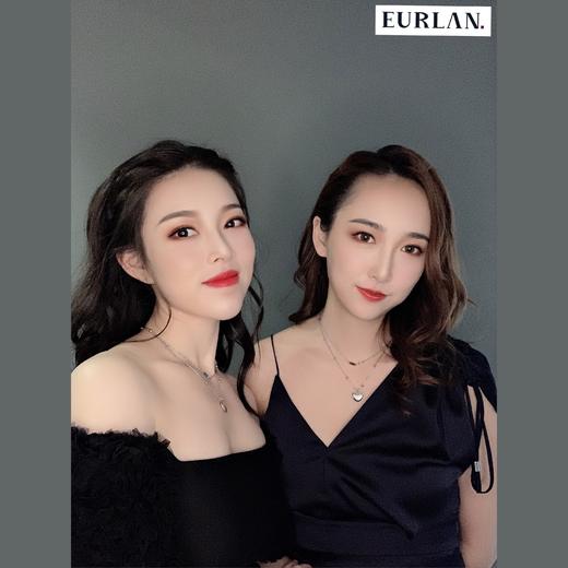 EURLAN.  闺蜜B系列 双层时尚爱心项链 秋冬毛衣链/锁骨链 商品图5