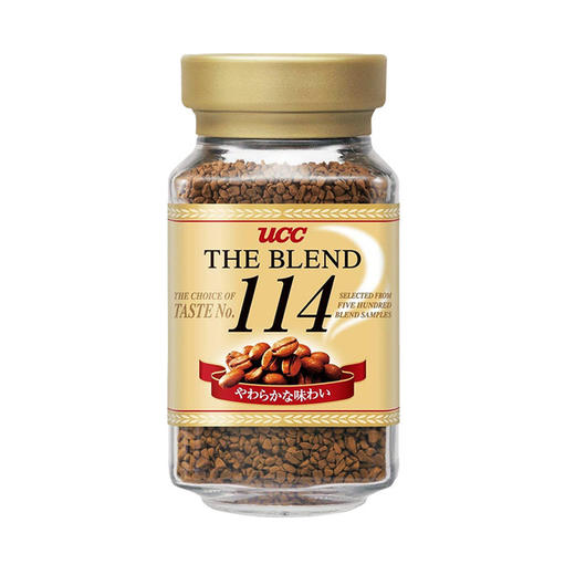 【日本】进口 UCC悠诗诗/优希西117&114纯黑原味醇香速溶无糖咖啡90g/瓶 商品图3