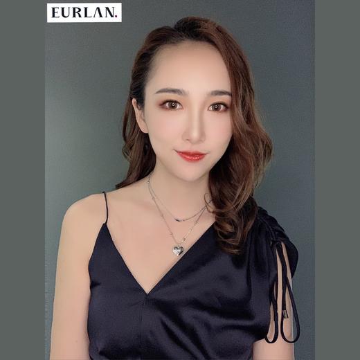 EURLAN.  闺蜜B系列 双层时尚爱心项链 秋冬毛衣链/锁骨链 商品图6