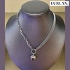 EURLAN.  闺蜜B系列 半双层时尚爱心项链 秋冬毛衣链 商品缩略图4