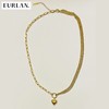 EURLAN.  闺蜜B系列 半双层时尚爱心项链 秋冬毛衣链 商品缩略图3