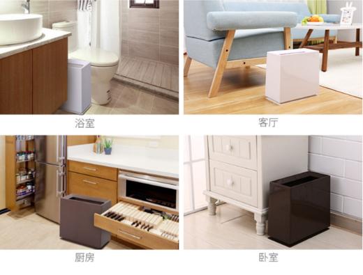省空间，14cm厚长方形夹缝垃圾桶2.62 商品图4
