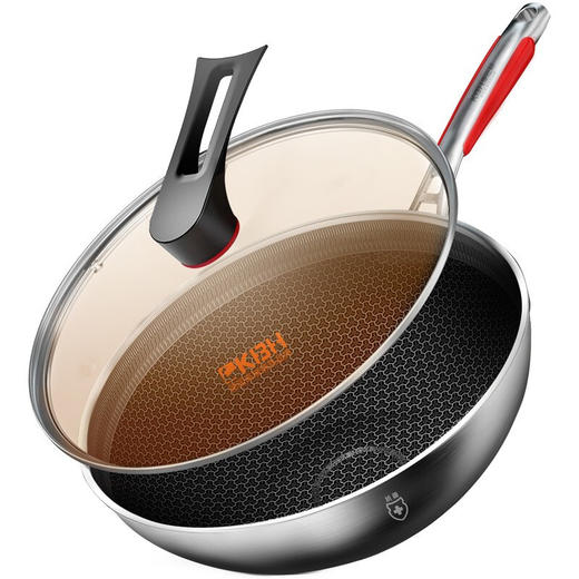 康巴赫四代不锈钢炒锅32cmJQR 商品图0