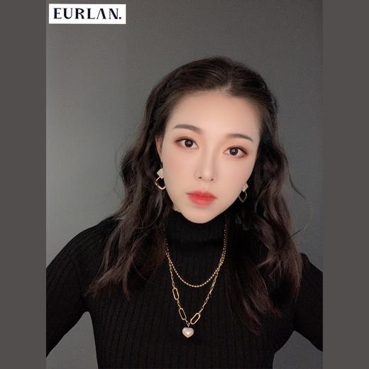 EURLAN.  闺蜜B系列 时尚双层爱心项链 秋冬毛衣链 商品图8