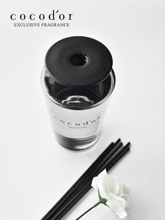 cocodor黑色旗舰版藤条香薰500ml气味清新室内摆件卧室扩香送礼 商品图1